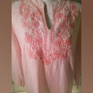Charter Club pink 3/4 sleeves - Sz L